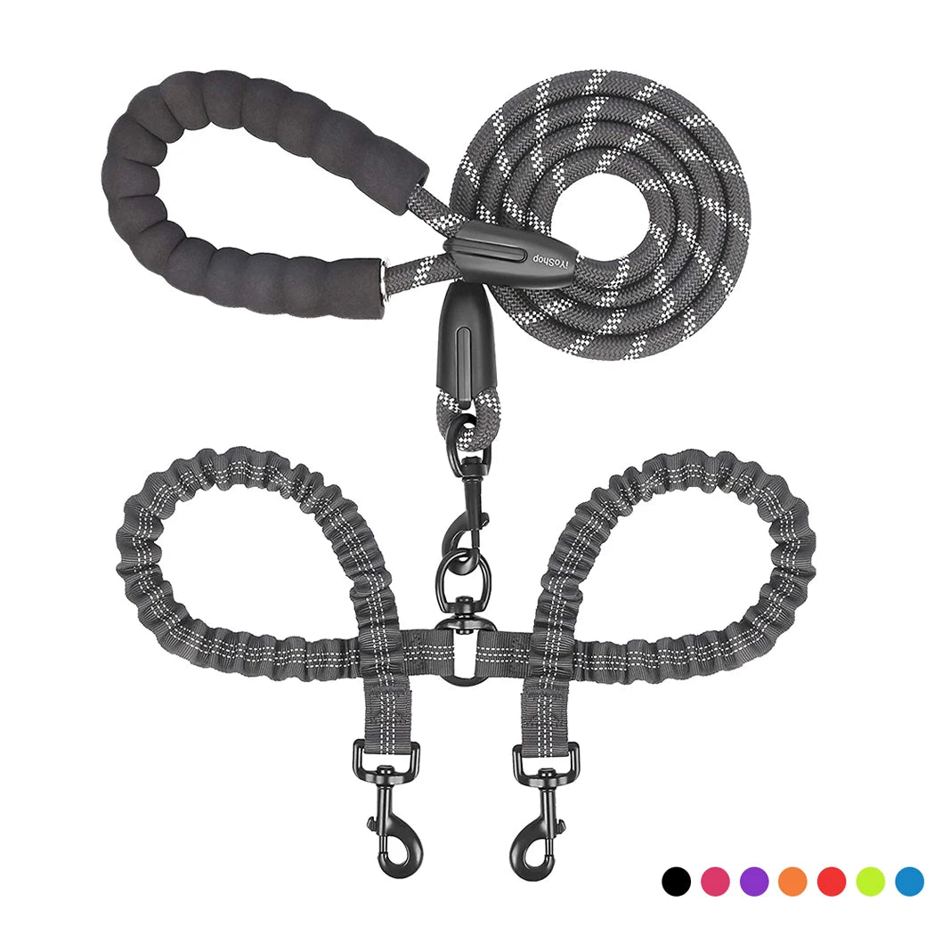 Double Dog Leash (Large and Small)