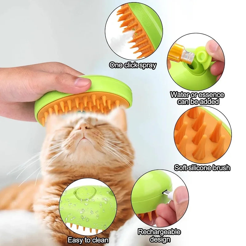 Cat and Dog Steam Brush