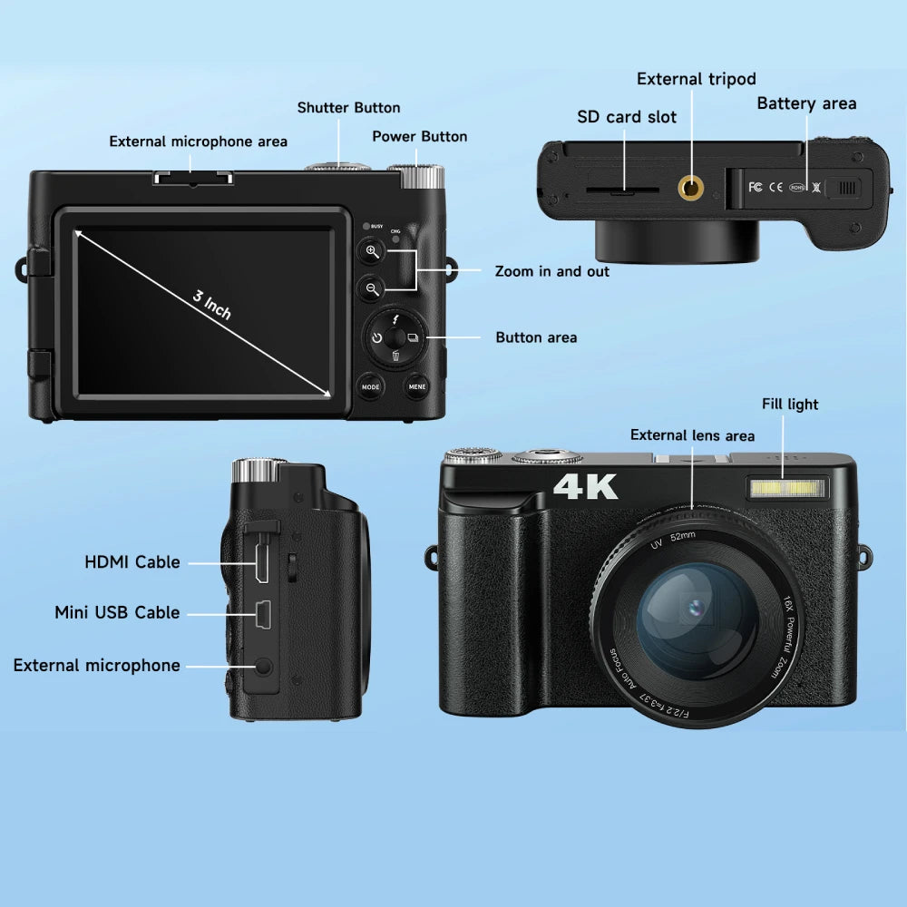 4K Digital Camera | Perfect for summer!